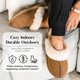 thumbnail image 5 of Pantufla Fireside de Dearfoams talla 8, color castaña, forro de vellón australiano, 5 of 7