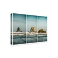 thumbnail image 2 of Joseph S Giacalone 'Sea Stacks Northern Triptych' Canvas Art, 2 of 3