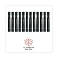 thumbnail image 4 of Universal Permanent Markers, Chisel Tip, Black, Dozen, 4 of 8