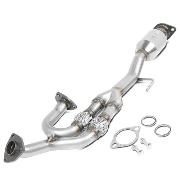 DNA Motoring OEM-CONV-033 For 2004 to 2009 Quest Maxima Altima V6 OE Style Catalytic Converter Flex Exhaust Pipe