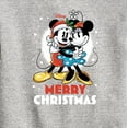 thumbnail image 3 of Disney - Merry Christmas Mickey And Minnie - Toddler & Youth Crewneck Fleece Sweatshirt, 3 of 5