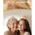 thumbnail image 3 of Birthday Gifts for Mom, Grandma, Best Friend, Sister, Aunt, NANA, Thank You Gifts Relationship Necklace for Women in Christmas Mother's Day, 3 of 6