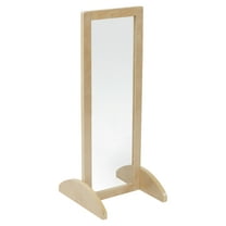 ECR4Kids Toddler Single-Sided Bi-Directional Mirror, Natural
