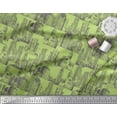 thumbnail image 3 of Soimoi Green Cotton Voile Fabric Buildings Architectural Fabric Prints By Yard 58 Inch Wide, 3 of 5