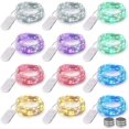 thumbnail image 1 of Fairy String Lights - 12 Pack, 10 Ft, Battery Powered, 30 LEDs, 7 Colors, 1 of 5