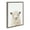 Gray, variant on Kate and Laurel Sylvie Sheep Bangs Portrait Framed Canvas Wall Art by Amy Peterson Art Studio, 18x24 Natural, Modern Farm Animal Portrait for Wall Decor