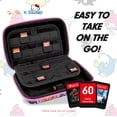 thumbnail image 4 of Sonix x Sanrio 60 Switch Game Case | Compatible with Nintendo Switch and Nintendo Switch 2 Games, PS Vita, SD Memory Cards Cartridges | Hello Kitty & Friends Stickers, 4 of 5