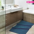 thumbnail image 3 of Premium 900 GSM Combed Cotton Solid Fabric Bathroom Mat Set , 22 x 35-Inches (2 Pack), Sapphire by Blue Nile Mills, 3 of 4