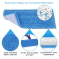 thumbnail image 3 of Reusable Wet Jet Pads, Save Money Reduce Waste by Using Machine Washable Microfiber Mop Pad Refills, Perfect for Hard Floors, 6 Pack (Dimensions: 11.8"x5.9"), 3 of 5