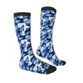 thumbnail image 4 of Lsque Evil Eye Printed Crew Socks Men's Women's LightWeight Thin Casual Calf Socks ,Knee High Socks,Cotton Socks, 4 of 9