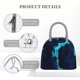 thumbnail image 4 of Balery Blue Marble And Gold Bolsa de Almuerzo para Mujeres, Caja de Almuerzo, Bolsa de Almuerzo Pequeña Impermeable, Tote de Almuerzo Reutilizable con Gran Capacidad, 4 of 6