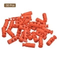 thumbnail image 3 of Unique Bargains 30Pack 4mm Cordon Serrure Plastique Double Trou Ressort Toggle Bouchons, Orange, 3 of 5