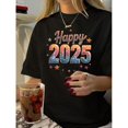 thumbnail image 1 of T-Shirt Vintage Décontracté Imprimé pour Femmes avec Col Rond, 1 of 6