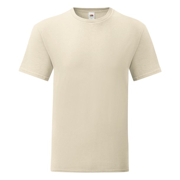 Fruit Of The Loom - Camiseta emblemática de la marca para hombre caballero (Paquete de 5) (Natural) Fruit of the Loom UTPC4369_natural
