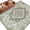 Sage Green, variant on Round Area Rug 8 Ft, Brown Boho Washable Non-Slip Circle Carpet for Living Room/Bedroom, Vintage Abstract Art Floral Ethnic Tribe Collection Low-Profile Large Area Rugs for Indoor
