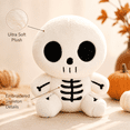 thumbnail image 5 of Halloween Ghost Plush Toy, Cute Stuffed Character Doll for Civilian, Bedroom, Shelf, Party Decor, Trick or Treat Gifts and Holiday Play,10IN B#, 5 of 9