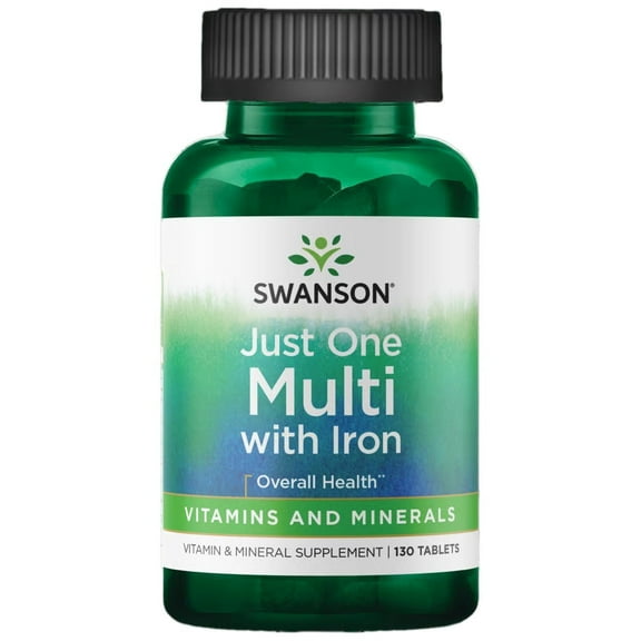 Swanson Multi with Iron - Century Formula 130 Tablets