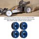 thumbnail image 3 of Llantas De Rueda De Coche RC De 4 Piezas, Llantas De Rueda RC Ligeras De Fibra De Carbono Beadlock Para Piezas De Repuesto De Vehículos De Control Remoto 1/10, 3 of 7