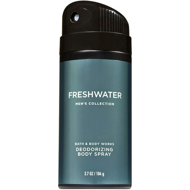 Bath and Body Works Mens Collection FRESHWATER Deodorizing Body Spray 3