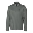 thumbnail image 2 of Men's Cutter & Buck  Steel Rocket City Trash Pandas  Clique Spin Eco Performance Half-Zip Pullover, 2 of 3