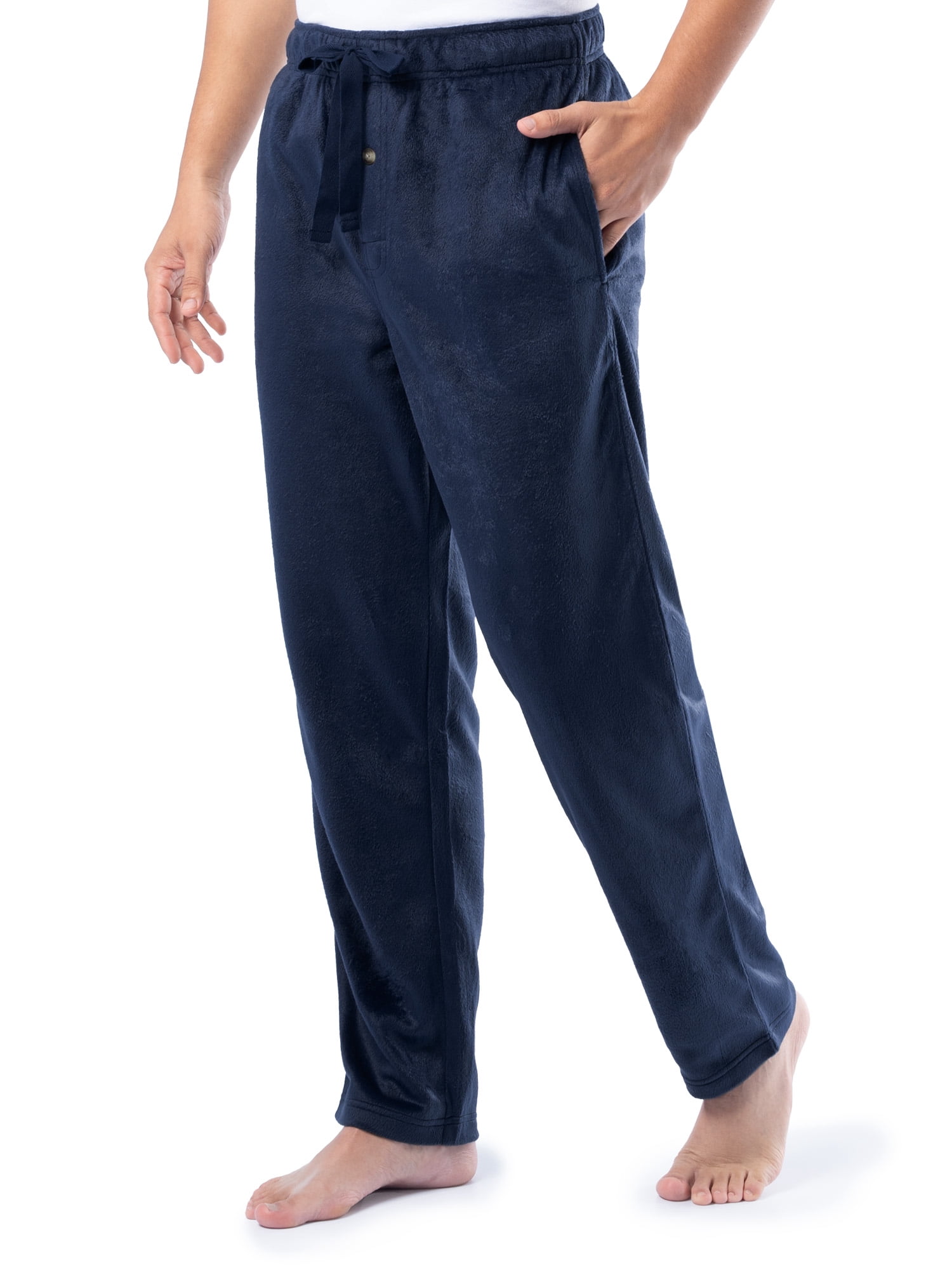 Fruit of the Loom Men's Microsueded Solid Fleece Sleep Pant, Sizes S-XL