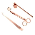 thumbnail image 1 of jifeng Stainless Steel Candle Wicks Cutter Snuffer Dipper Gold Rose Gold, 1 of 7