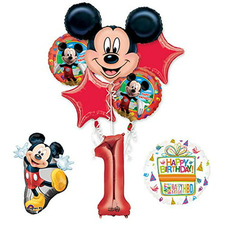 The Ultimate Mickey Mouse 1st Birthday Party Supplies And Balloon