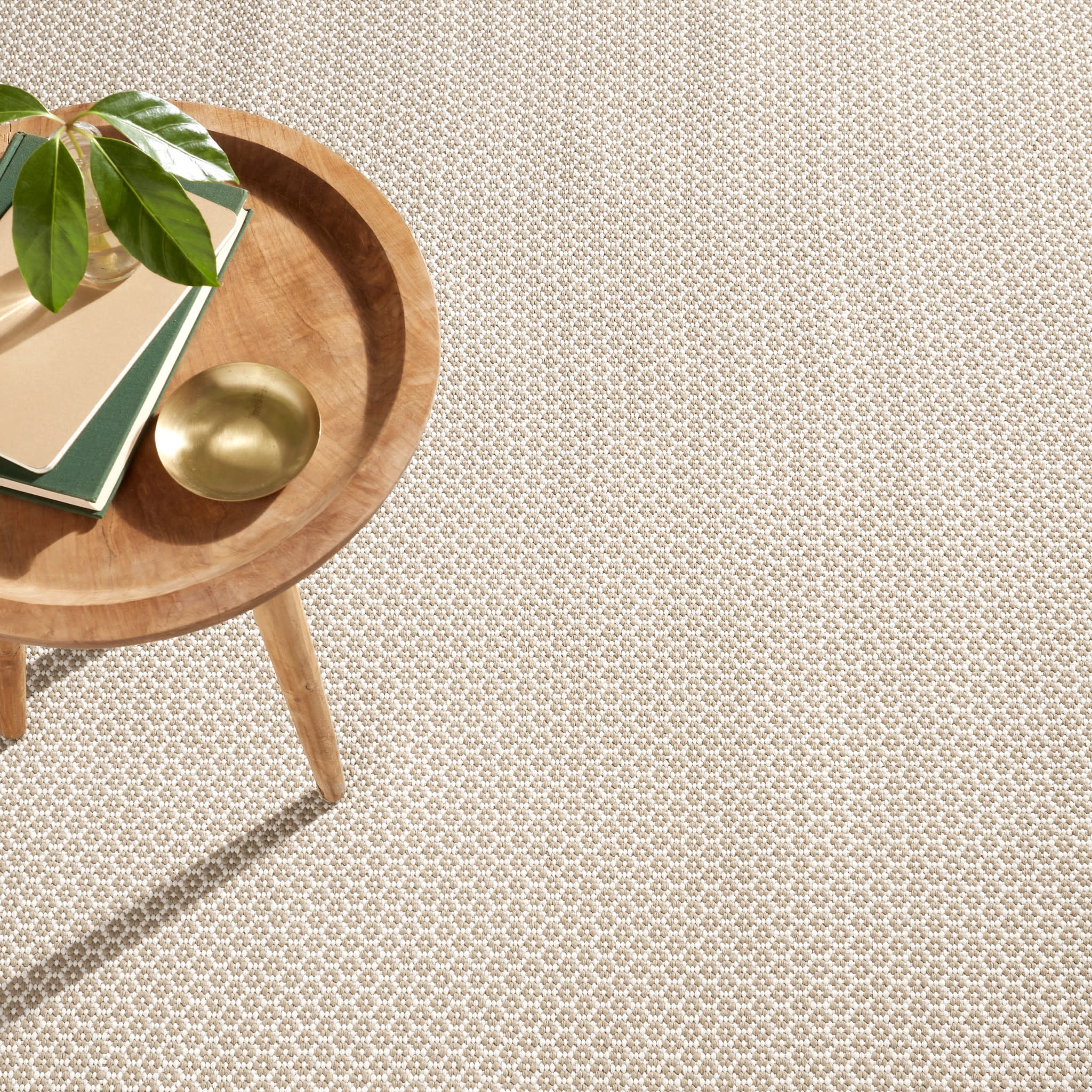 Dash & Albert Finn Handwoven Indoor/Outdoor Rug, 2' x 3', Khaki