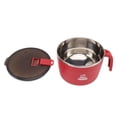 thumbnail image 4 of Cuenco de fideos instantáneos de acero inoxidable 304 taza de sopa de acero inoxidable de gran capacidad que no escalda aislamiento térmico multiusos con soporte para teléfono ANGGREK  Otros, 4 of 8