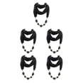 thumbnail image 2 of Maytalsory Wide Application Scarf Necklaces Beautiful And Elegant Fashion Accessory black 5Set, 2 of 6