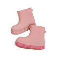 thumbnail image 4 of Otqutp Toddler Boys Girls Rainboots Letter Print Waterproof Rubber Rain Shoes Non Slip Mid Calf Boots Outdoor Water Shoes, 4 of 4