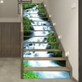 thumbnail image 5 of 3D Stair Stickers - Removable Tile Decals for Stair Risers - Peel and Stick, Waterfall Design, 39.3Inch x 7.08Inch, 5 of 9