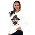 thumbnail image 4 of Pugster Hipster Dog Glasses Beanie Long Sleeve TShirt Men Women Brisco Brands S, 4 of 5