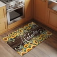 thumbnail image 2 of Sunflower Entryway Rug 2'x3'&nbsp; Non Slip Front Door Mats, Yellow Summer Botanical Wooden Farmhouse Entrance Rugs Indoor Outdoor Carpet, Washable Floor Mats Small Area Rug for Bedroom Kitchen, 2 of 8