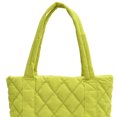 thumbnail image 2 of Bolso Mujer Bolso Acolchado De Diamantes Bolso De Compras De Invierno Versátil De Moda Verde, 2 of 6