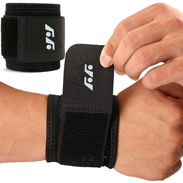 2 Pack Wrist Compression Strap and Wrist Brace Sport Wrist Support for Fitness, Weightlifting, Tendonitis, Carpal Tunnel Arthritis, Wrist Pain Relief-Wear Anywhere-Unisex,Adjustable