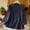 Navy, variant on Msgweeeg Womens 3/4 Sleeve T Shirts Regular Fit Embroidery Linen Blouse Tops for Women Button Down Women Blouses for Work M-3XL