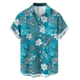 thumbnail image 4 of Cllios Men's Hawaiian Shirts Funny Tropical Print Aloha Tops Regular Fit Cuban Collared Short Sleeve T-shirts Casual Button Down Bowling Shirts S-5XL, 4 of 6