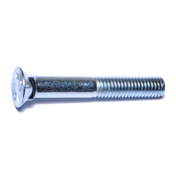 7/16"-14 x 3" Zinc Grade 5 Repair Head Plow Bolts PBRS5-048 (81 pcs.)
