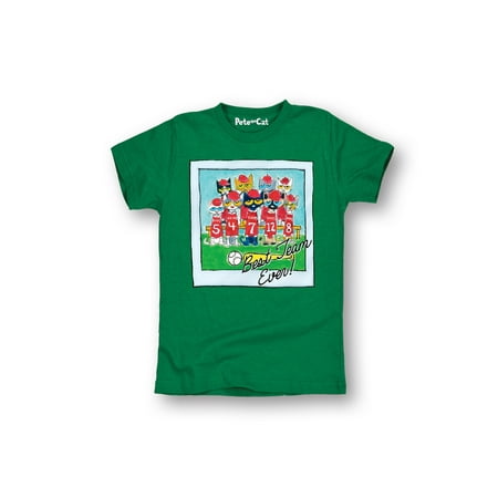 Pete The Cat Best Team Ever Multi - Toddler Short Sleeve (Best Bowling Team Names Ever)