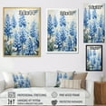 thumbnail image 4 of Designart "Uncomplicated Blue Bonnets Field III" Blue Bonnets Picture Framed Wall Art Living Room, 4 of 5