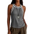 thumbnail image 4 of Admvng Womens Tank Top Stretchy Knit Basic Summer Camisole Blouse, 4 of 7