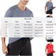 thumbnail image 3 of Tops para hombre, blusas y camisas de manga corta con cuello redondo para hombre, camisetas casuales holgadas deportivas transpirables de media manga de color liso para hombre, blusas de manga corta c, 3 of 9
