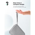 thumbnail image 6 of SOOMFON Electronic Organizer travel case,Waterproof Double Layers,Tech cord Storage for Cables, Chargers, iPad Mini 7.9 Inch - Grey, 6 of 8