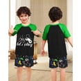 thumbnail image 2 of Fiodrimy Boys Pajamas Toddler Boys Summer Pajamas Dinosaur 2 Piece Short Sleeves Boy Pjs Kids Sleepwear Size 3-8 Years, 2 of 7