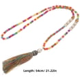 thumbnail image 2 of unbranded Collar Largo Boho De Coloridas Con Colgante De Borlas Estilo Vintage Para Mujer, 2 of 6