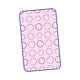 thumbnail image 4 of Tabla de planchar Accesorio de vaporizador de prendas Almohadilla de planchado Almohadilla de vaporizador de prendas para abrigo Círculo rojo M, 4 of 9