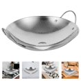 thumbnail image 5 of HLONK 8” Stainless Steel Wok Pan for Cooking, 5 of 5
