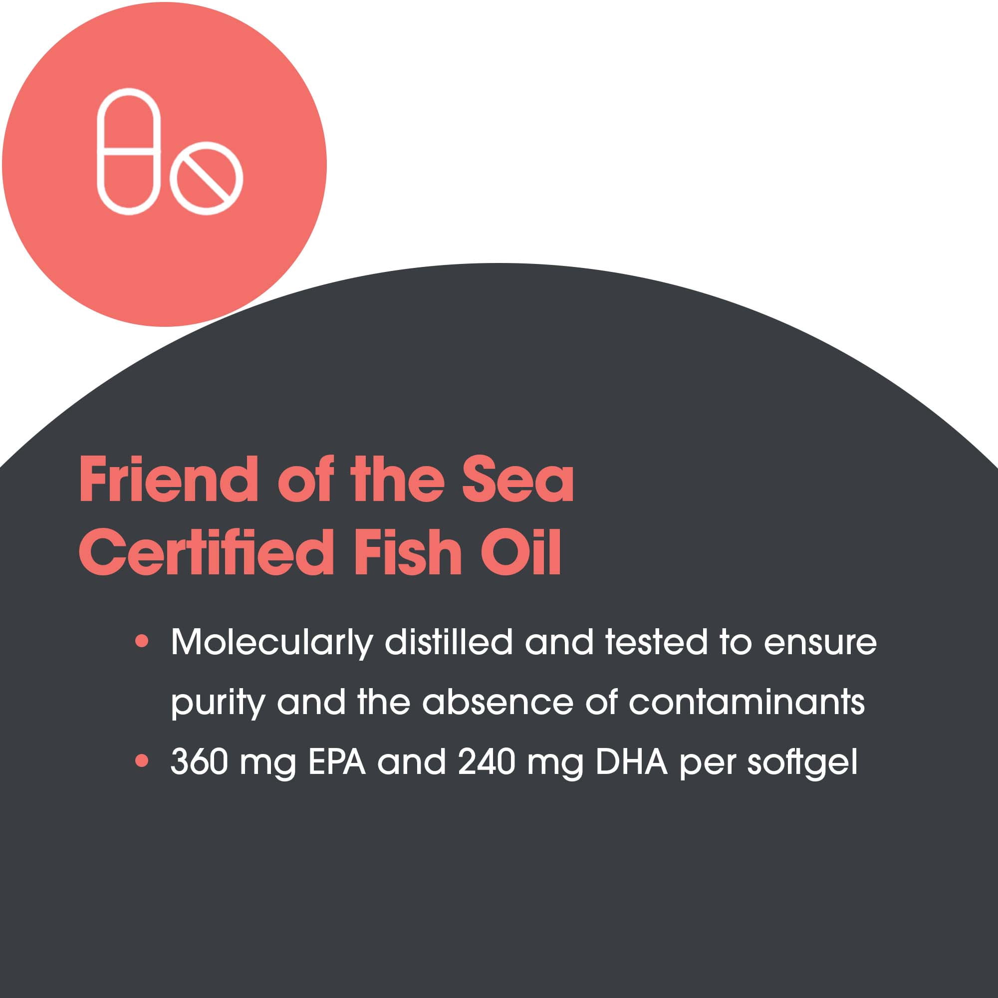 Allergy Research Group Super EPA - Omega 3 Supplement, Fish Oil Concentrate, EPA, DHA, Omega 3 Fatty Acids, Sustainably-Sourced Anchovies - 60 Count