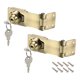 thumbnail image 1 of Cerradura de Cierre Igualada Unique Bargains con Tornillos para Puertas Tono Bronce, 1 of 6